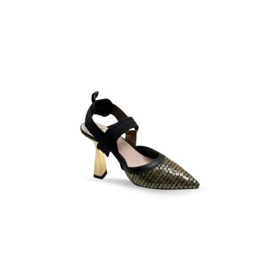 FENDI COLIBRI HIGH-HEELED SLINGBACKS 8J8411AN71F5KO2